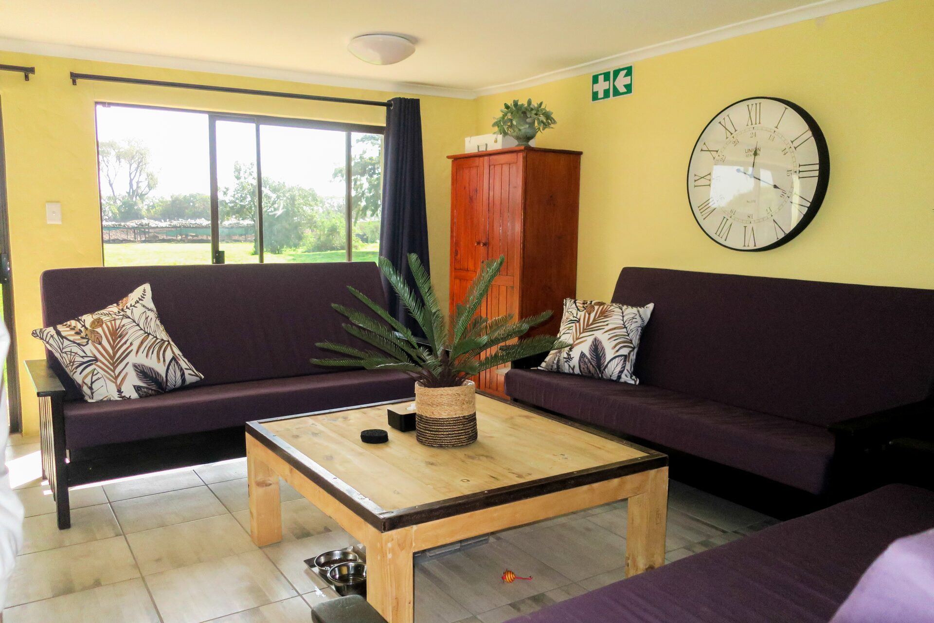 Shared lounge area at King’s Kraal